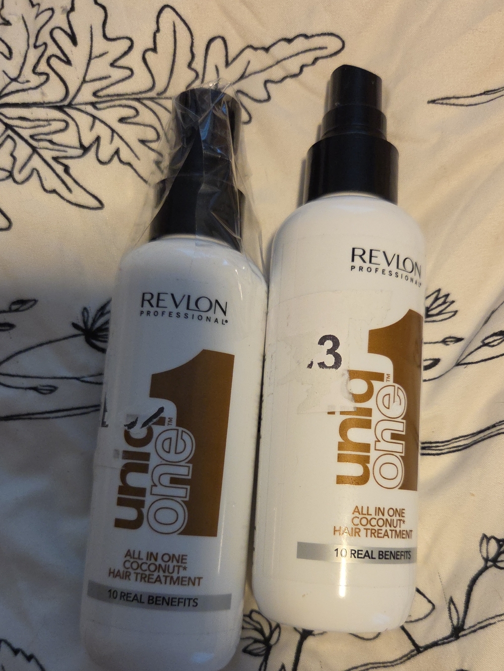 Hair treatment bottles
